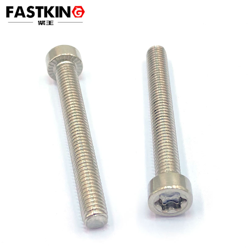 SUS304 torx socket head cap screw serrated