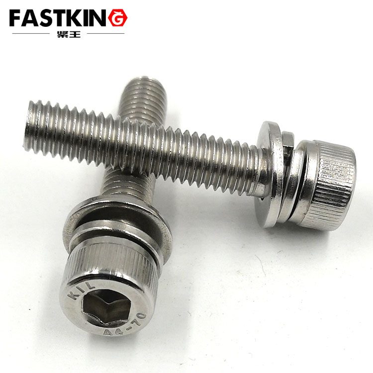 Spring & Flat Washer Set
